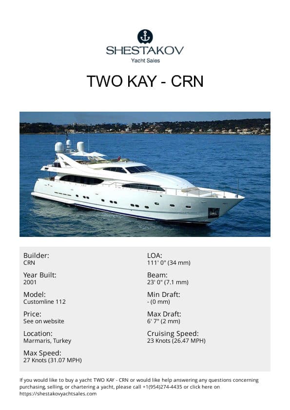 TWO KAY - Customline 112 - 2001
