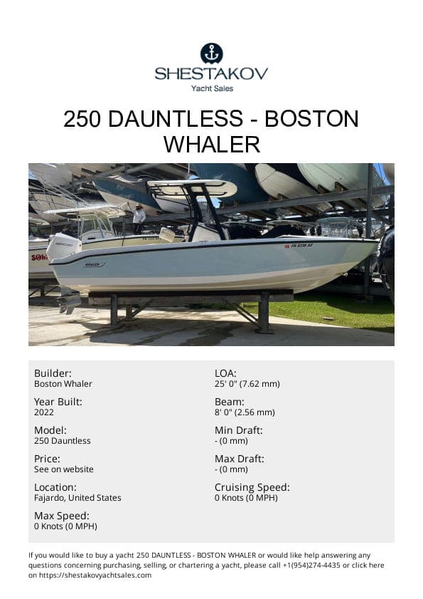 250 Dauntless - 250 Dauntless - 2022