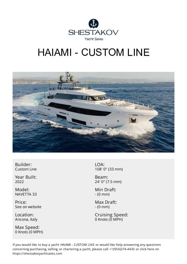 HAIAMI - NAVETTA 33 - 2022