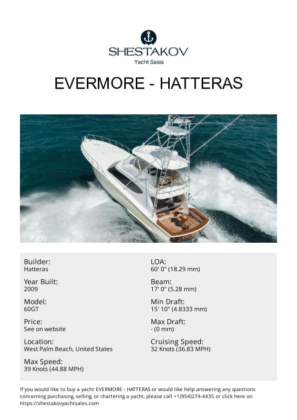 Evermore - 60GT - 2009