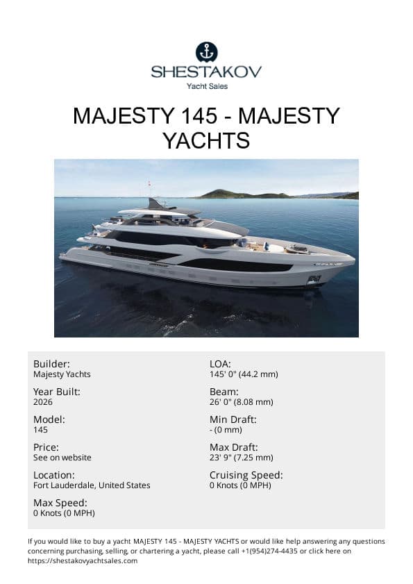 MAJESTY 145 - 145 - 2026