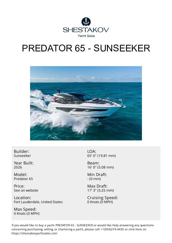 PREDATOR 65 - Predator 65 - 2026