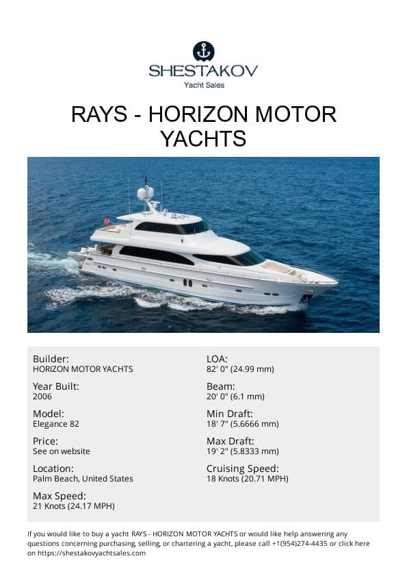 RAYS - Elegance 82 - 2007