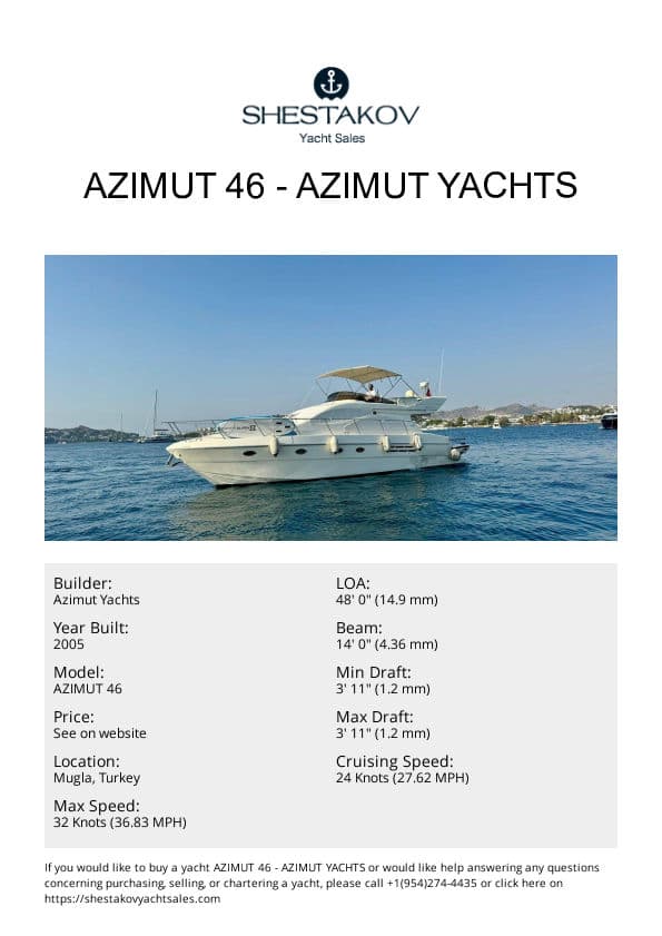 AZIMUT 46 - AZIMUT 46 - 2005