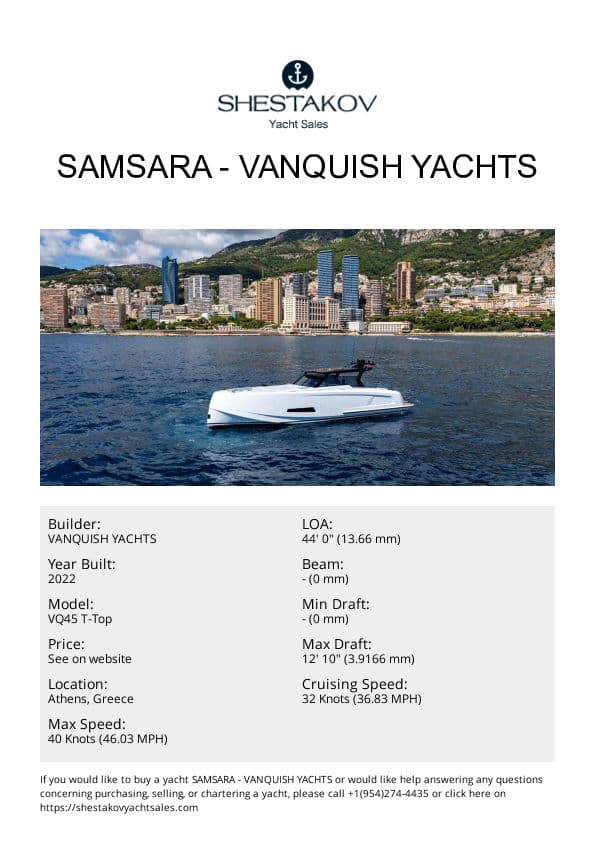Samsara - VQ45 T-Top - 2023