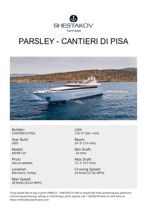 PARSLEY - AKHIR 125 - 2001