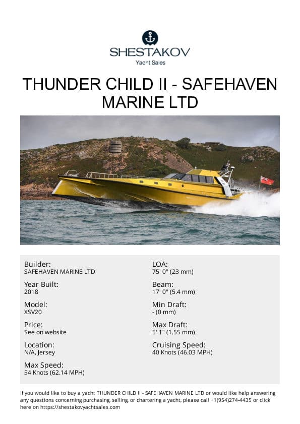Thunder Child II - XSV20 - 2019