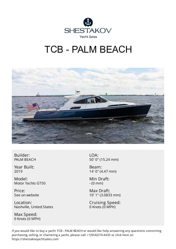 TCB - Motor Yachts GT50 - 2019