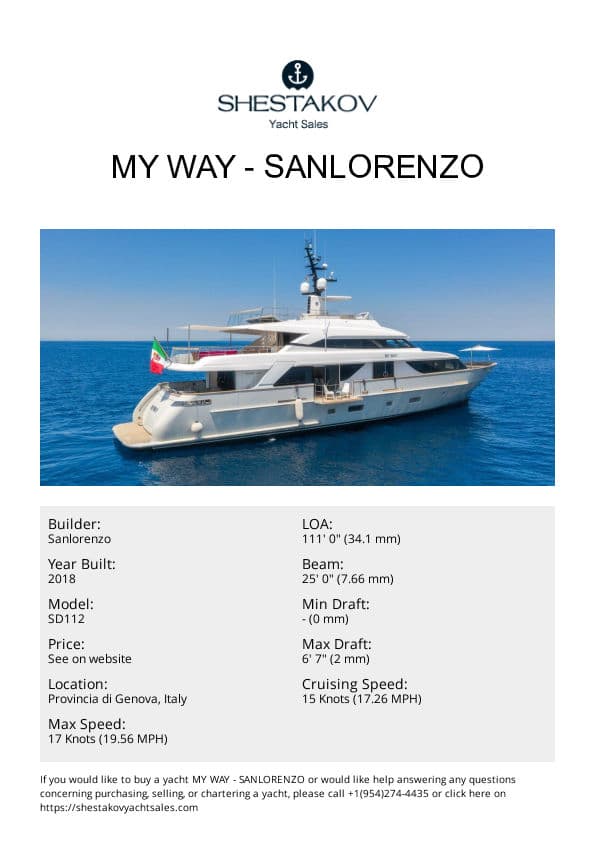 MY WAY - SD112 - 2018