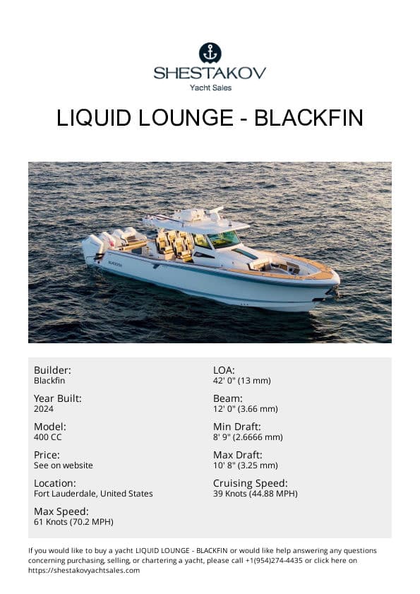 LIQUID LOUNGE - 400 CC - 2024