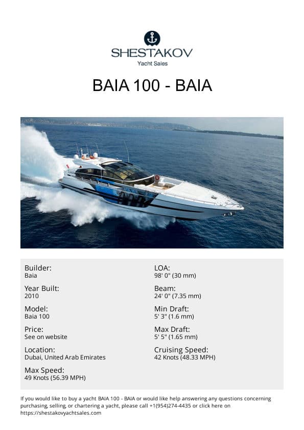BAIA 100 - Baia 100 - 2010