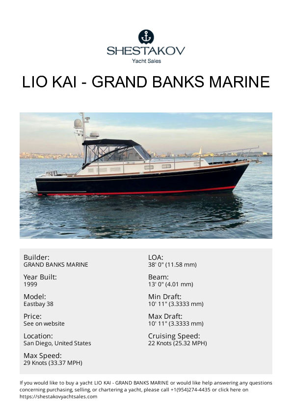 LIO KAI - Eastbay 38 - 1999