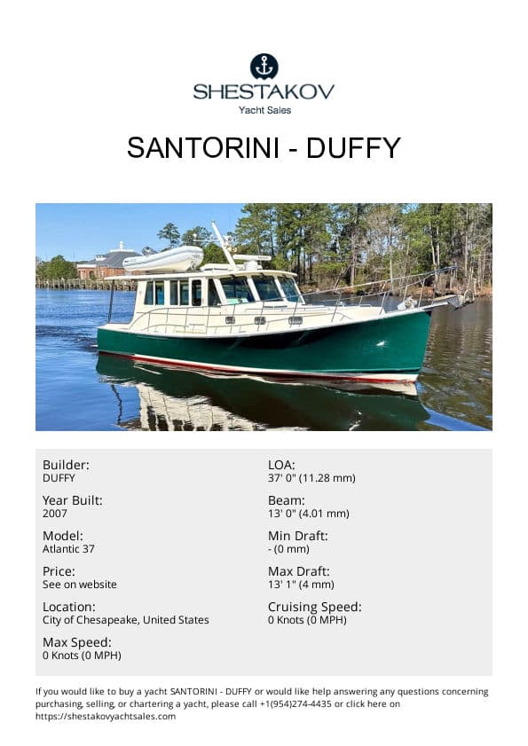 SANTORINI - Atlantic 37 - 2007