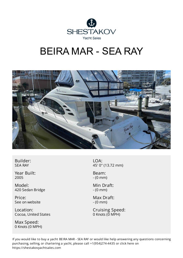 BEIRA MAR - 420 Sedan Bridge - 2005