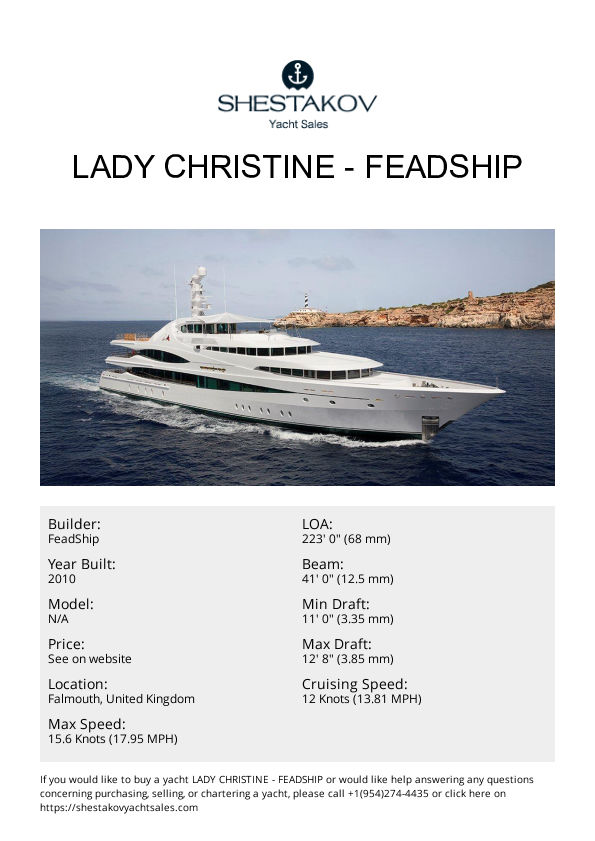 LADY CHRISTINE - undefined - 2010