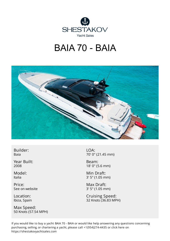 Baia 70 - Italia - 2008