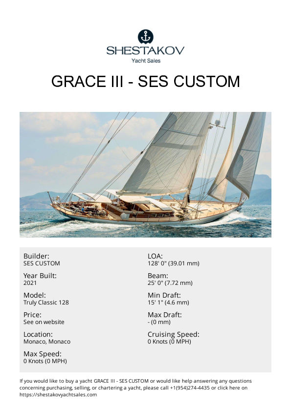 GRACE III - Truly Classic 128 - 2021