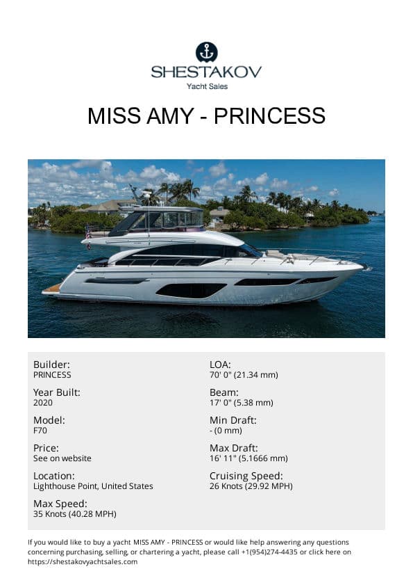 MISS AMY - F70 - 2020