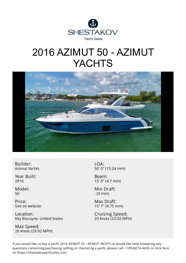 2016 Azimut 50 - 50 - 2016