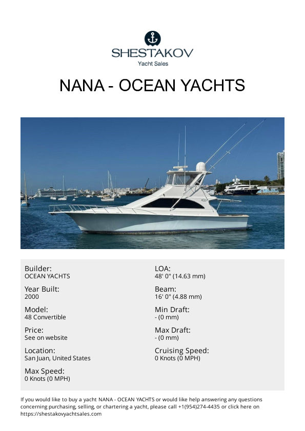 Nana - 48 Convertible - 2000