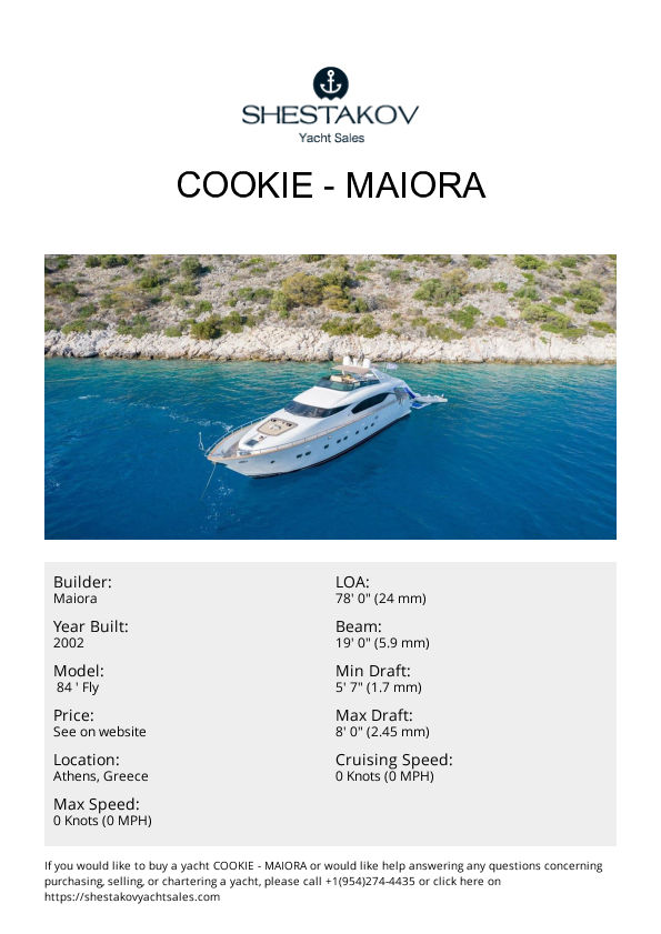 COOKIE -  84 ' Fly - 2002