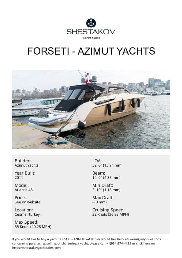 FORSETI - Atlantis 48 - 2011