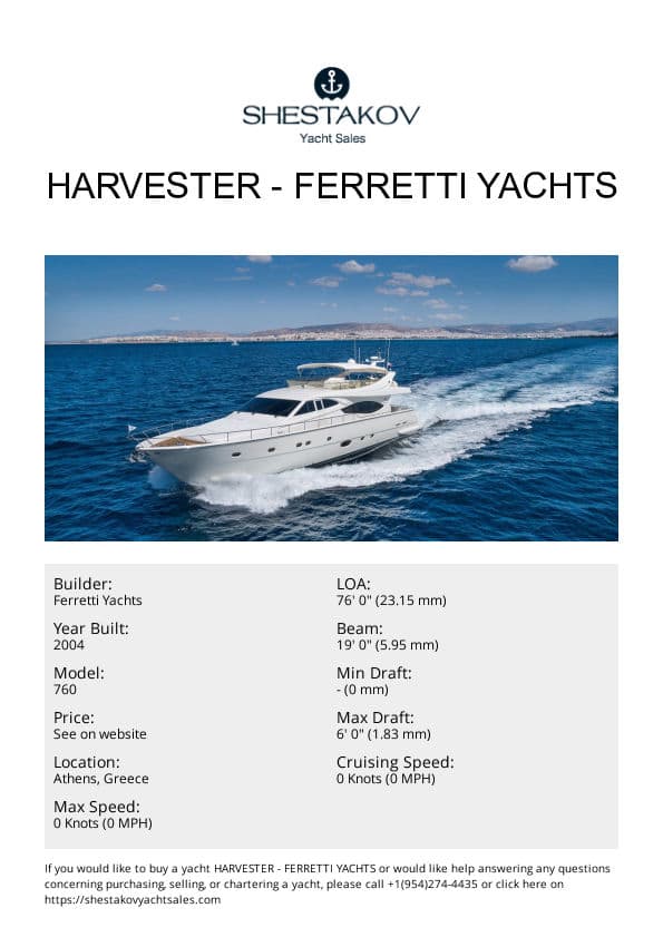 HARVESTER - 760 - 2004