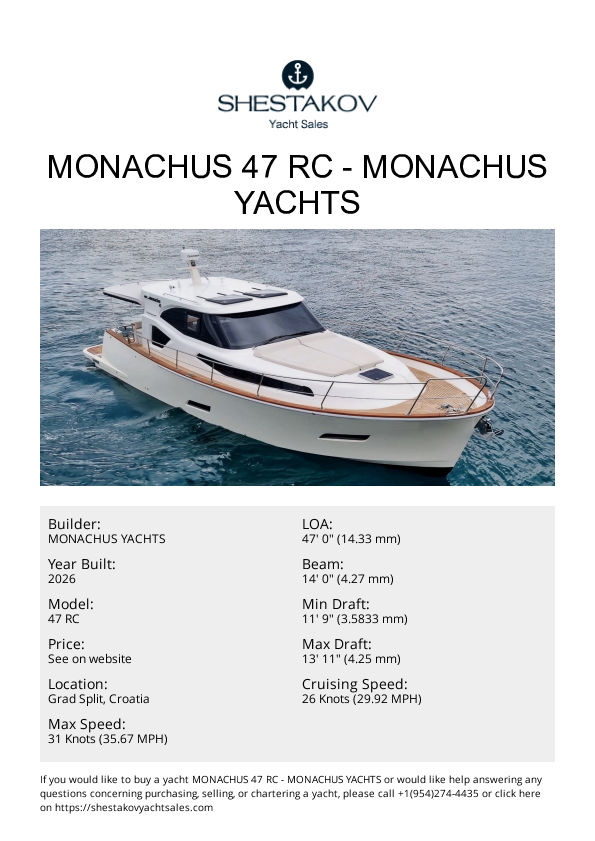 MONACHUS 47 RC - 47 RC - 2026