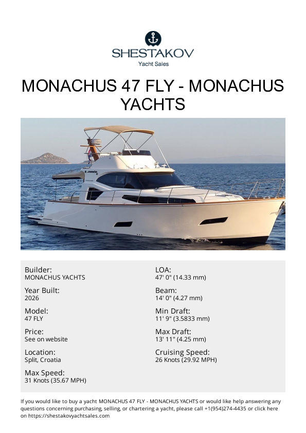 MONACHUS 47 FLY - 47 FLY - 2026