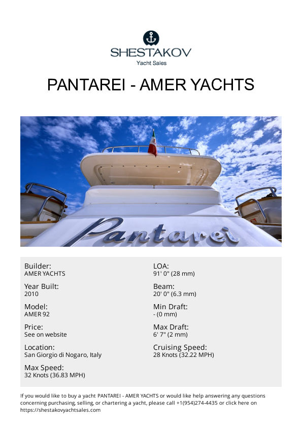PANTAREI - AMER 92 - 2010