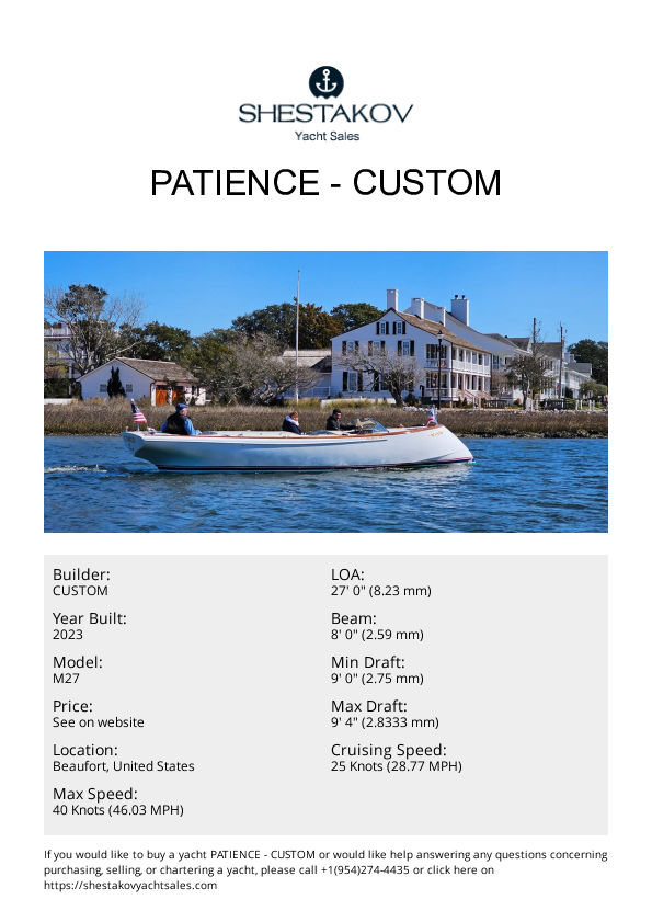 PATIENCE - M27 - 2023