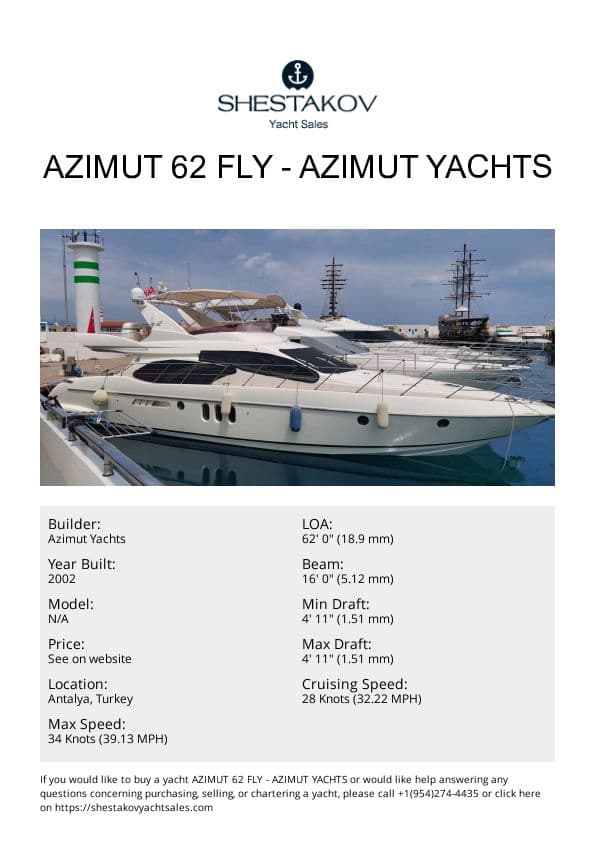 Azimut 62 FLY - undefined - 2002