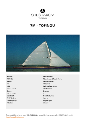 TOFINOU - 7m