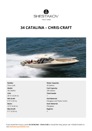 Chris-Craft - 34 Catalina