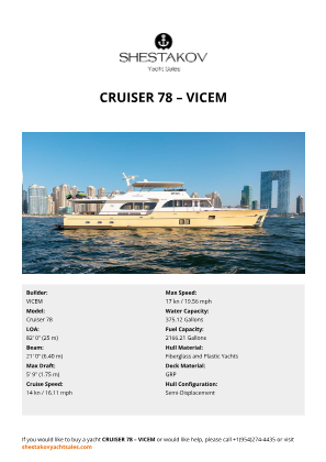 VICEM - Cruiser 78