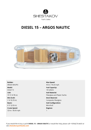 ARGOS NAUTIC - Diesel 15