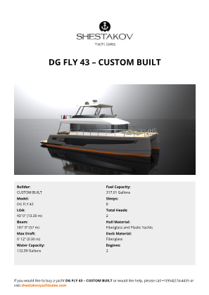 CUSTOM BUILT - DG FLY 43