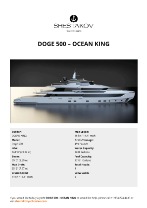 OCEAN KING - Doge 500
