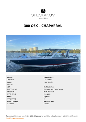 Chaparral - 300 OSX