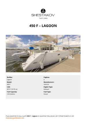 Lagoon - 450 F