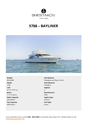 BAYLINER - 5788