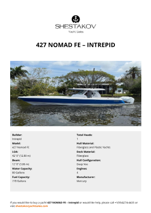 Intrepid - 427 Nomad FE