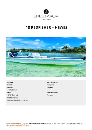 HEWES -  18 Redfisher