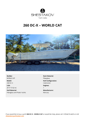 WORLD CAT - 260 DC-X