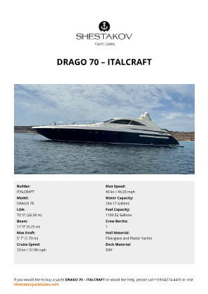 ITALCRAFT - DRAGO 70