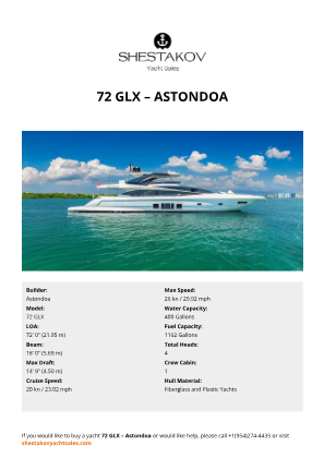 Astondoa - 72 GLX