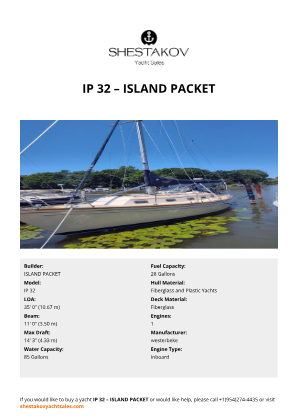 ISLAND PACKET - IP 32