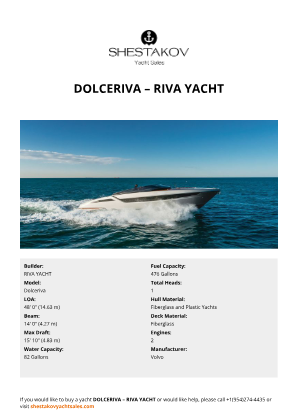 RIVA YACHT - Dolceriva
