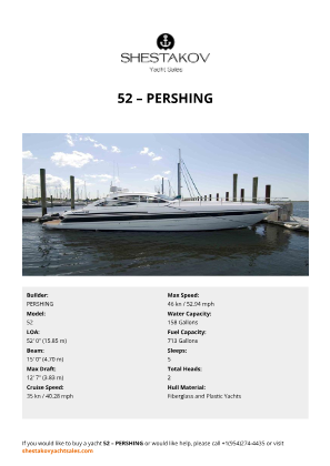 PERSHING - 52