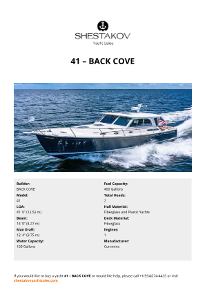 BACK COVE - 41